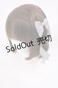 LOTUS ribbon / ツインリボンバレッタ  グレー H-25-09-14-1039-EL-AC-NS-ZH