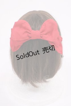 画像1: Angelic Pretty / サテンリボンバレッタ  レッド H-25-09-14-1041-AP-AC-NS-ZH