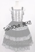 axes femme kawaii / カントリーチェックジャンスカ M ブラック H-25-09-14-1005-AX-OP-NS-ZH