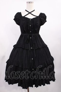 画像1: Victorian maiden / ヘンリエッタブラウスワンピース FREE ブラック H-25-09-14-1006-CL-OP-YZ-ZH