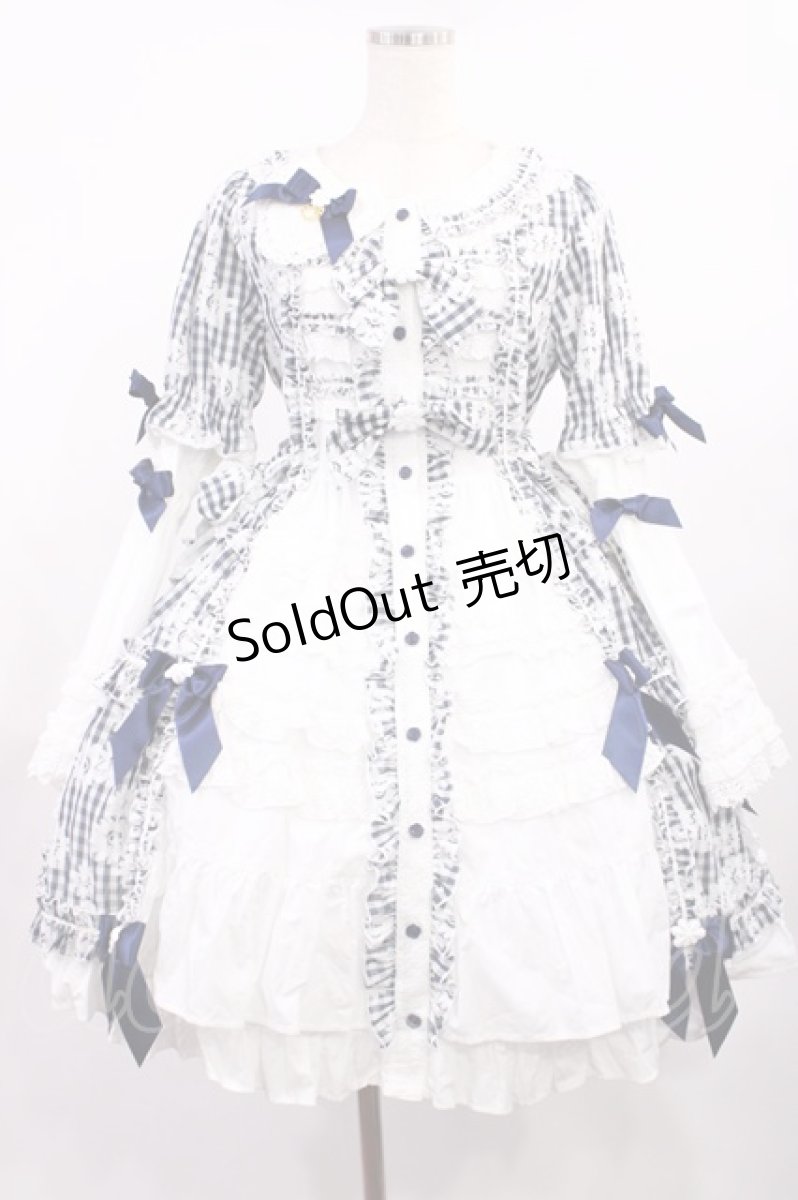 画像1: BABY,THE STARS SHINE BRIGHT / Fragrant Floral Menuetワンピース Free ネイビー H-25-09-14-1007-BA-OP-NS-ZH (1)