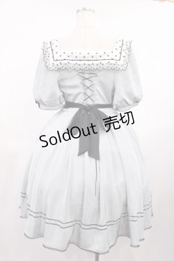 画像2: Dream in July(海外ロリータブランド) / Holiday Time in Colmar スクエアネック 半袖ワンピースセット L グレー H-25-09-14-1008-PU-OP-NS-ZH