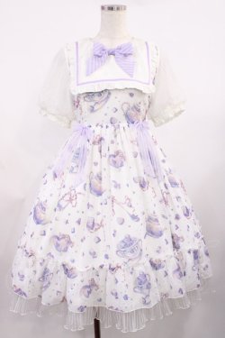 画像1: Dream Magical（海外ロリータブランド） / cube sugarワンピース M オフ H-25-09-14-1009-LO-OP-NS-ZH
