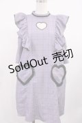 DearMyLove / ハートあきチェックワンピース LL パープル H-25-09-14-1014-EL-OP-NS-ZH
