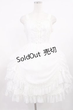 画像1: Angelic Pretty / シフォンドレープジャンパースカート Free オフ H-25-09-14-1002-AP-OP-NS-ZH