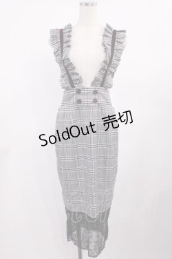 画像1: Swankiss / RS doll check OP Free ブラック H-25-09-14-1016-CA-OP-NS-ZH