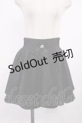 Lovely Tency / 眞白ありすコラボ/ジャガードスカパン M ブラック H-25-09-14-1018-LO-SK-NS-ZH