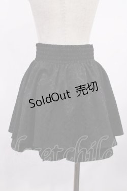 画像2: Lovely Tency / 眞白ありすコラボ/ジャガードスカパン M ブラック H-25-09-14-1018-LO-SK-NS-ZH