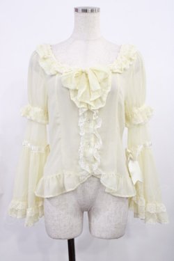 画像1: BABY,THE STARS SHINE BRIGHT / シフォンプリンセスドレスブラウス Free 生成り H-25-09-14-1025-BA-BL-NS-ZH