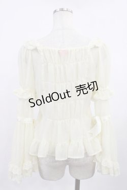 画像2: BABY,THE STARS SHINE BRIGHT / シフォンプリンセスドレスブラウス Free 生成り H-25-09-14-1025-BA-BL-NS-ZH