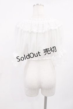 画像2: 幽三巷(海外ロリータブランド) / ショート丈ブラウス Free オフ H-25-09-14-1027-LO-BL-NS-ZH