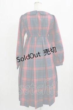 画像3: FLC / MINA*タータンチェックワンピース S グリーン H-25-09-14-006-LO-OP-NS-ZH