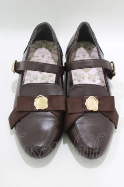 画像1: m petit by misako / AMPUリボンPPS L ブラウン H-25-09-14-081-LO-SH-NS-ZH