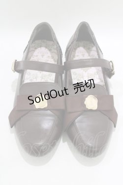 画像1: m petit by misako / AMPUリボンPPS L ブラウン H-25-09-14-081-LO-SH-NS-ZH