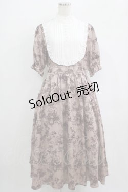 画像1: m petit by misako / トワルドジュイワンピース L ピンク H-25-09-14-010-LO-OP-NS-ZH