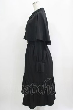 画像2: axes femme / ケープ付インバネス風コート Free ブラック H-25-09-14-014-AX-CO-NS-ZH