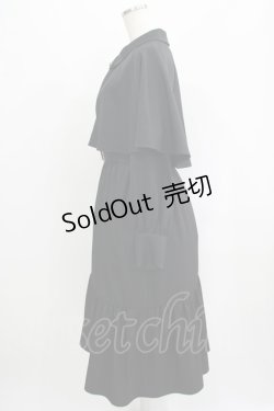 画像2: axes femme / ケープ付インバネス風コート Free ブラック H-25-09-14-014-AX-CO-NS-ZH