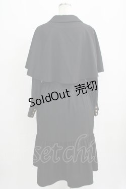 画像3: axes femme / ケープ付インバネス風コート Free ブラック H-25-09-14-014-AX-CO-NS-ZH