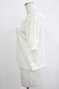 画像2: m petit by misako / NINA'sコラボ襟付きプルオーバー S オフ H-25-09-14-018-LO-TO-NS-ZH