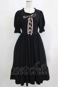 m petit by misako / AMレースアップワンピース S ブラック H-25-09-14-003-LO-OP-NS-ZH