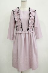 MILK / フリル・ド・ドレス  ラベンダーピンク H-25-09-16-026-ML-OP-KB-ZH