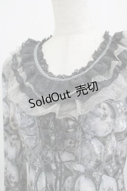 画像4: Ozz oneste / 宗教画プリントチュニック  グレー H-25-09-16-030-OO-TO-KB-ZH