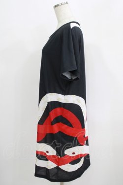 画像2: curiosite / 白蛇様Tシャツワンピース L 黒 H-25-09-16-031-EL-OP-KB-ZH