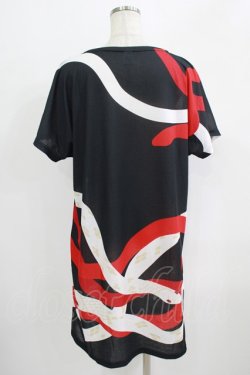 画像3: curiosite / 白蛇様Tシャツワンピース L 黒 H-25-09-16-031-EL-OP-KB-ZH