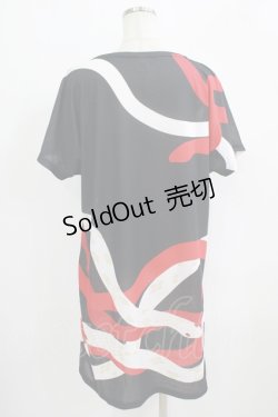 画像3: curiosite / 白蛇様Tシャツワンピース L 黒 H-25-09-16-031-EL-OP-KB-ZH