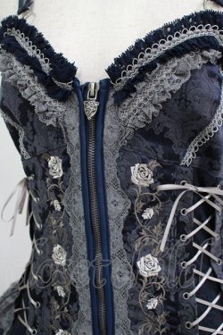 画像4: Ozz oneste / 薔薇刺繍ジャガードキャミワンピース  ネイビー H-25-09-16-032-OO-OP-KB-ZH