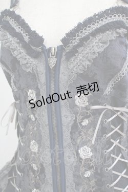 画像4: Ozz oneste / 薔薇刺繍ジャガードキャミワンピース  ネイビー H-25-09-16-032-OO-OP-KB-ZH