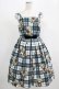 画像1: Emily Temple cute / Teddy Bear Tartanノースリーブワンピース  オフ白 H-25-09-16-003-ET-OP-KB-ZH (1)