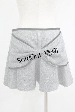 画像3: elements,H / ツイードリボンキュロット  ブラック H-25-09-16-039-PU-PA-KB-ZH