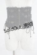 OZZ ANGELO / レースアップショートコルセット  黒 H-25-09-16-043-OO-ZA-KB-ZH