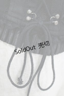 画像4: OZZ ANGELO / レースアップショートコルセット  黒 H-25-09-16-043-OO-ZA-KB-ZH