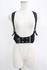 Ozz oneste / 薔薇刺繍ハーネス  黒 H-25-09-16-045-OO-TO-KB-ZH