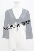 Rozen Kavalier / プリントメッシュボレロ  ネイビー H-25-09-16-047-OO-TO-KB-ZH