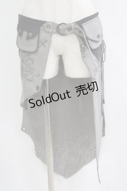 画像1: Ozz Croce / 刺繍オーバーフラップ  グレー H-25-09-16-048-OO-ZA-KB-ZH