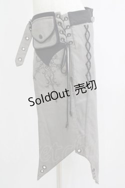 画像2: Ozz Croce / 刺繍オーバーフラップ  グレー H-25-09-16-048-OO-ZA-KB-ZH