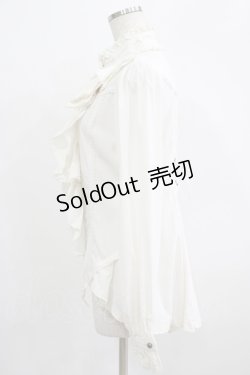 画像2: Rozen Kavalier / バック刺繍フリルブラウス  オフ H-25-09-16-050-OO-BL-KB-ZH