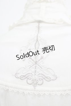 画像4: Rozen Kavalier / バック刺繍フリルブラウス  オフ H-25-09-16-050-OO-BL-KB-ZH
