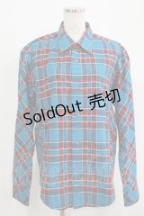 MILKBOY / CHECKED SHIRTS  ブルー×レッドチェック H-25-09-16-052-MB-BL-KB-ZH