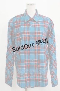 MILKBOY / CHECKED SHIRTS  ブルー×レッドチェック H-25-09-16-052-MB-BL-KB-ZH