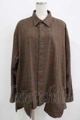 MILKBOY / DROOP POCKET SHIRTS  ブラウン H-25-09-16-053-MB-BL-KB-ZH