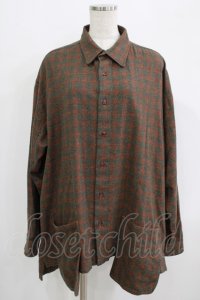 MILKBOY / DROOP POCKET SHIRTS  ブラウン H-25-09-16-053-MB-BL-KB-ZH
