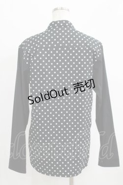 画像3: MILKBOY / ドット切替シャツ  黒×白 H-25-09-16-055-MB-BL-KB-ZH