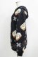 画像2: NieR Clothing / 総柄ZIPパーカー F 黒 H-25-09-16-056-PU-TO-KB-ZH (2)
