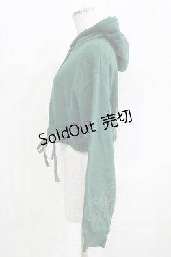 画像2: MILK / MILKショートフーディ  グリーン×マスタード H-25-09-16-059-ML-TO-KB-ZH