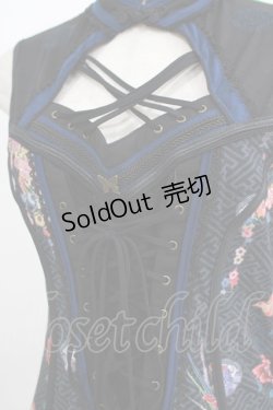 画像4: Ozz oneste / 和チャイナノースリーブトップス  黒 H-25-09-16-062-OO-TO-KB-ZH