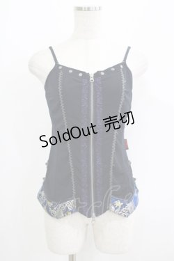 画像1: Ozz oneste / 和チャイナホルター付キャミソール   H-25-09-16-064-OO-TO-KB-ZH